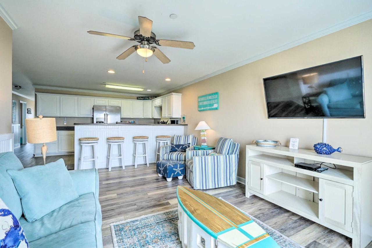Ocean-View Oak Island Condo, 1 Block To Beach! ภายนอก รูปภาพ